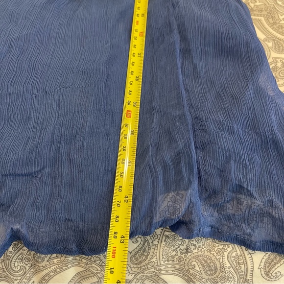 Anthropologie Ocan Fade Maxi Dress By Moulinette Sours Sz 6 Petite Blue - Picture 14 of 14